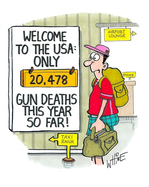 Welcome to the USA: Only 20,478 Gun Deaths This Year So Far!
