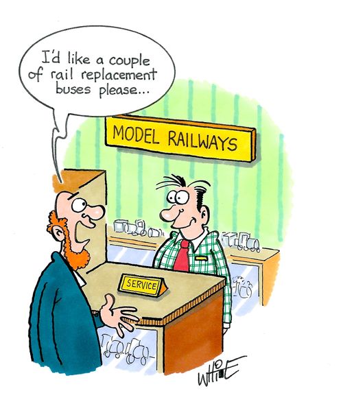"I'd like a couple of rail replacement buses please. . ."