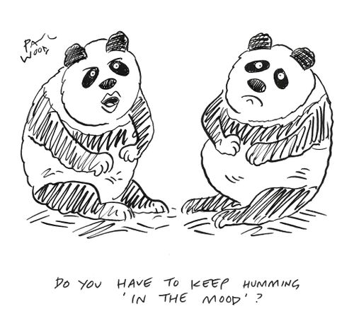 "Do you have to keep humming 'In the Mood'?"