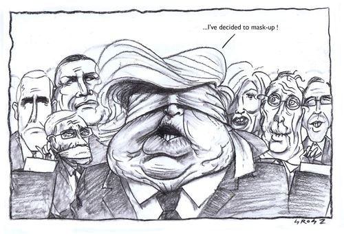 "I've decided to mask-up!"