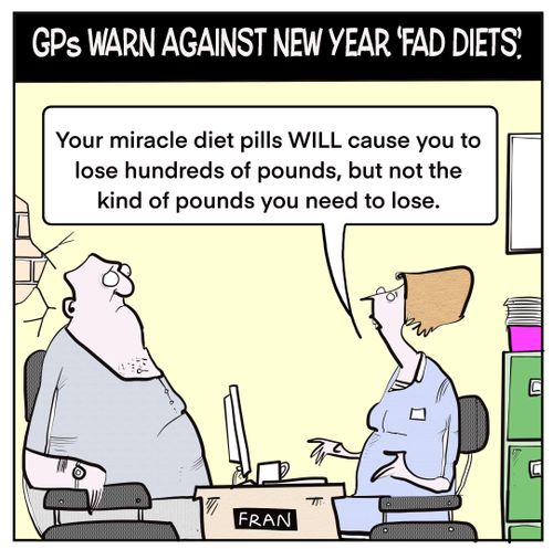GPs warn against New Year 'fad diets.'