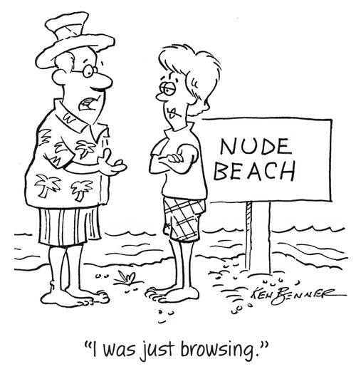 "I was just browsing."
