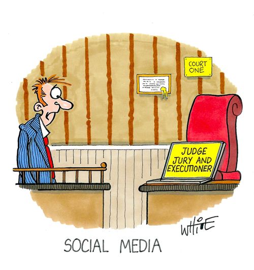 In the social media courtroom...