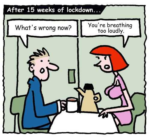 After 15 weeks of lockdown....