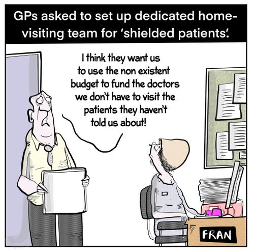 GPs asked to set up dedicated home visiting team for shielded patients