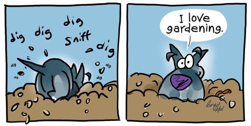 "I love gardening."