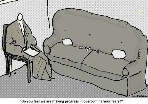 "Do you feel we are making progress in overcoming your fears?"