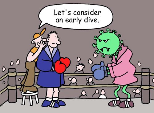 "Let's consider an early dive."