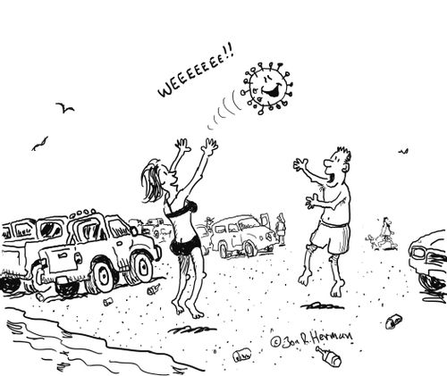 Corona Ball Beach Bingo