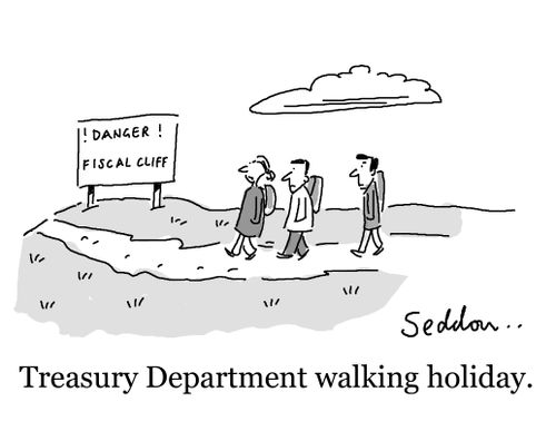 Treasury Department walking holiday.
