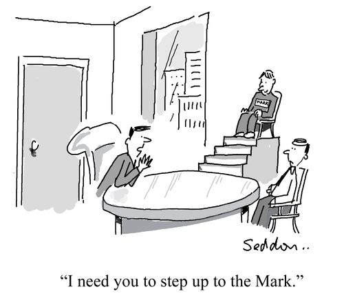 "I need you to step up to the Mark."