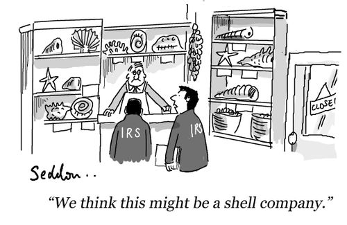 "We think this might be a shell company."