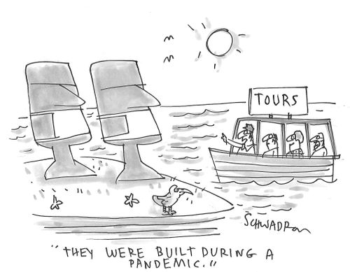 "They were built during a pandemic."