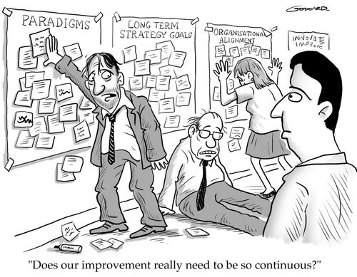 "Does our improvement really need to be so continuous?"