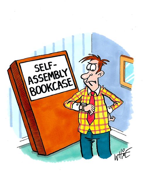 Self-Assembly Bookcase