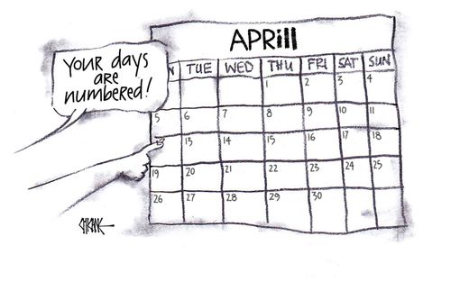 "Your days are numbered!"