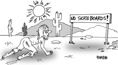 No Skate Boards!