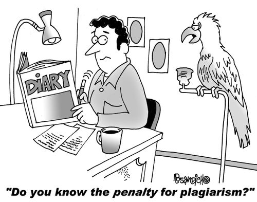 "Do you know the penalty for plagiarism?"