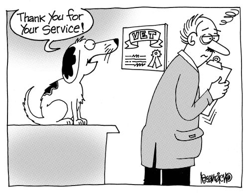 "Thank you for your service!"