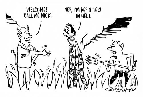 "Welcome! Call me Nick."