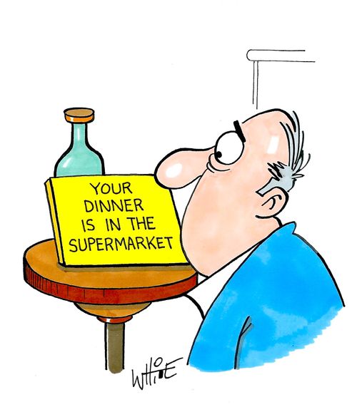 Your dinner is in the supermarket...