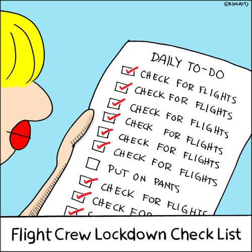 Flight Crew Lockdown Check List