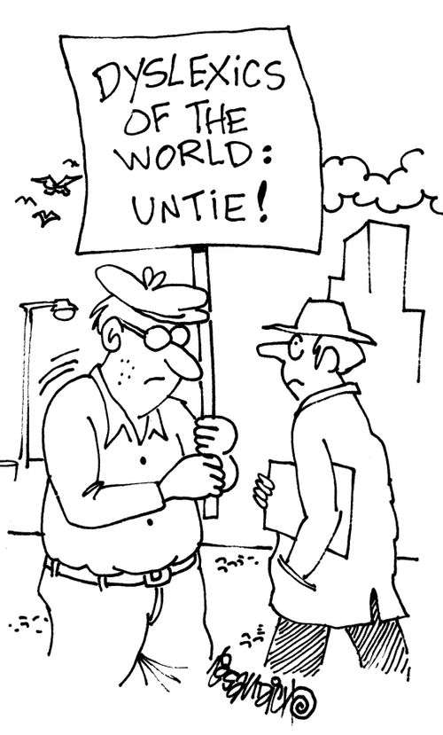 Dyslexics of the World: Untie!
