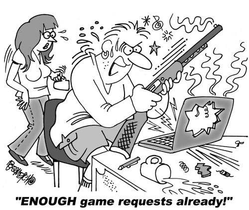 "Enough game requests already!"