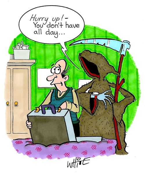 "Hurry up! - You don't have all day. . ."