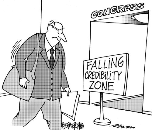 Falling Credibility Zone