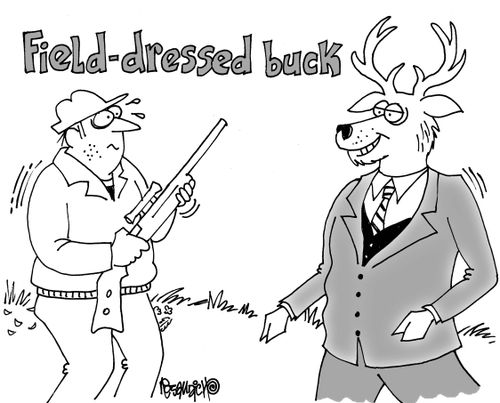 Field-dressed buck