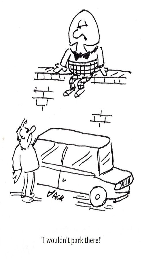 "I wouldn't park there!"