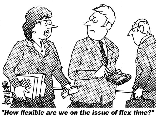 "How flexible are we on the issue of flex time?"
