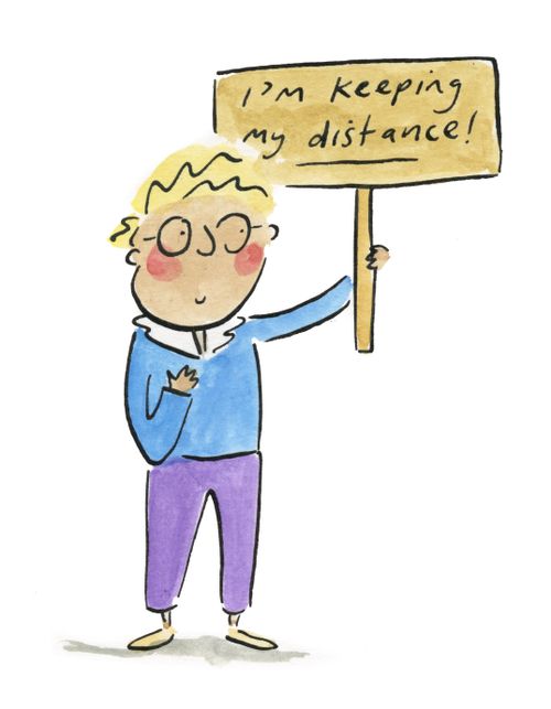 I'm keeping my distance!