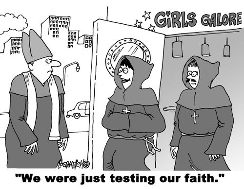 "We were just testing our faith."