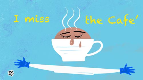 I miss the cafe