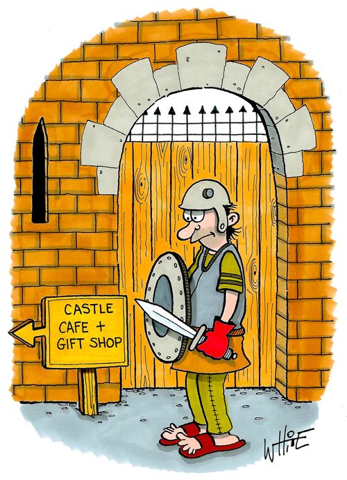 Castle, Cafe + Gift Shop.