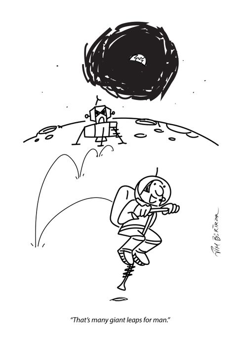 "That's many giant leaps for man."