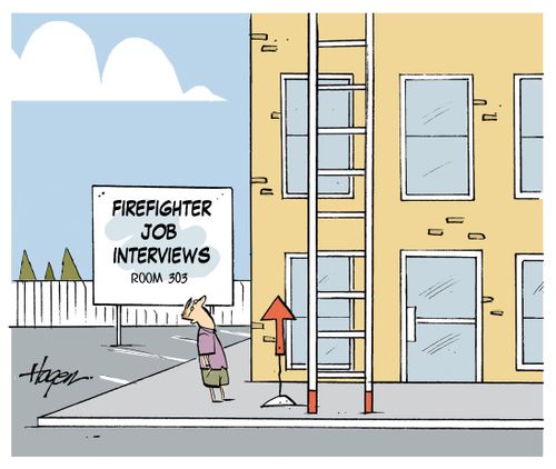 Firefighter Job Interviews. 
