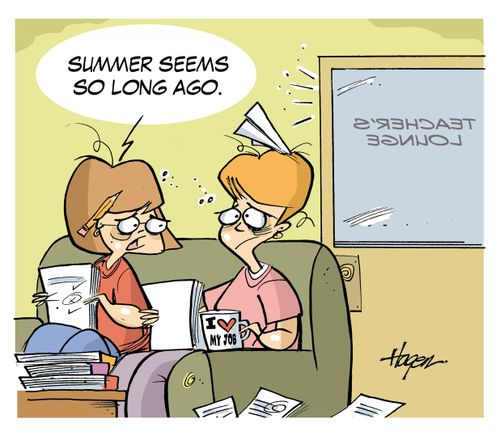 "Summer seems so long ago."