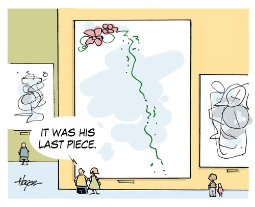 "It was his last piece."