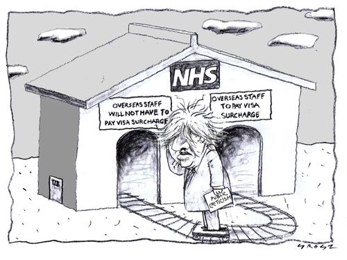 Boris does U-turn on NHS overseas staff visa surcharge