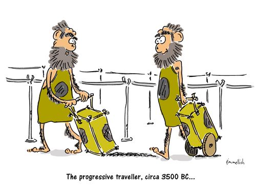 The progressive traveller, circa 3500 BC. . .