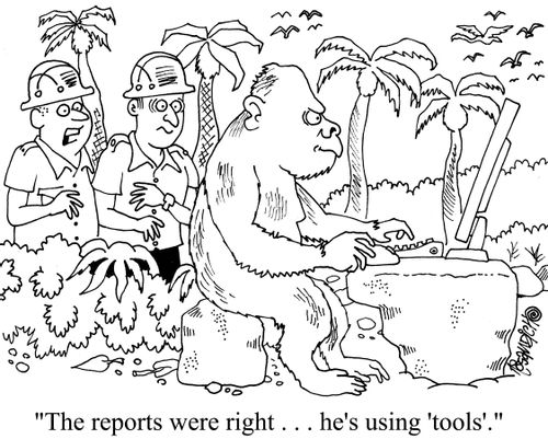 "The reports were right. . . he's using 'tools'."