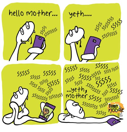 "Hello mother. . ."