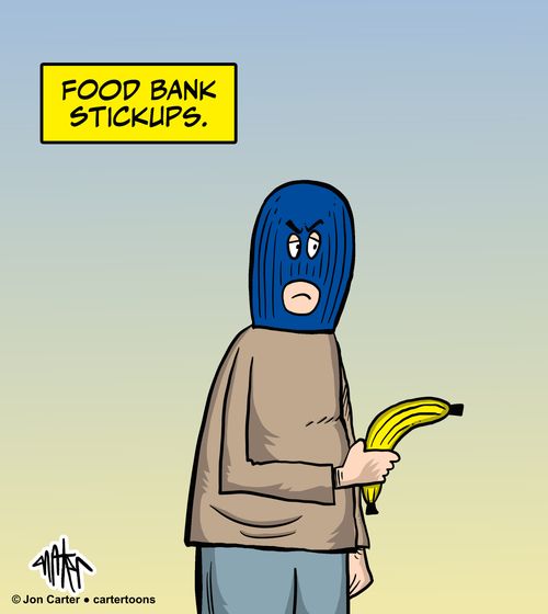 Food Bank Stickups