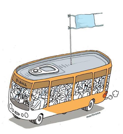 Use of mask on public transport
