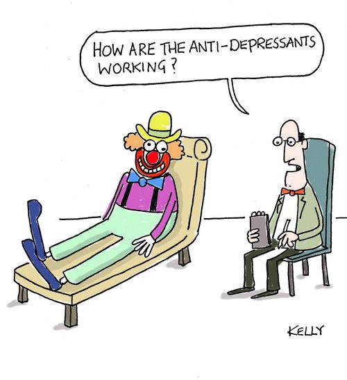 "How are the anti-depressants working?"