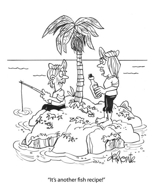 "It's another fish recipe!"