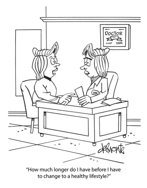 "How much longer do I have before I have to change to a healthy lifestyle?"